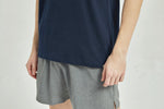 Men's Cotton Printed T Shirt Navy