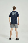 Men's Cotton Printed T Shirt Navy