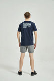 Men's Cotton Printed T Shirt Navy