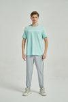 Men's Cotton Printed T Shirt SeaGreen