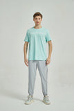 Men's Cotton Printed T Shirt SeaGreen