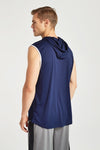 Men's Sleeve Less Hoodie