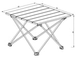 Lightweight Folding Table - Blue