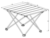 Lightweight Folding Table - Blue