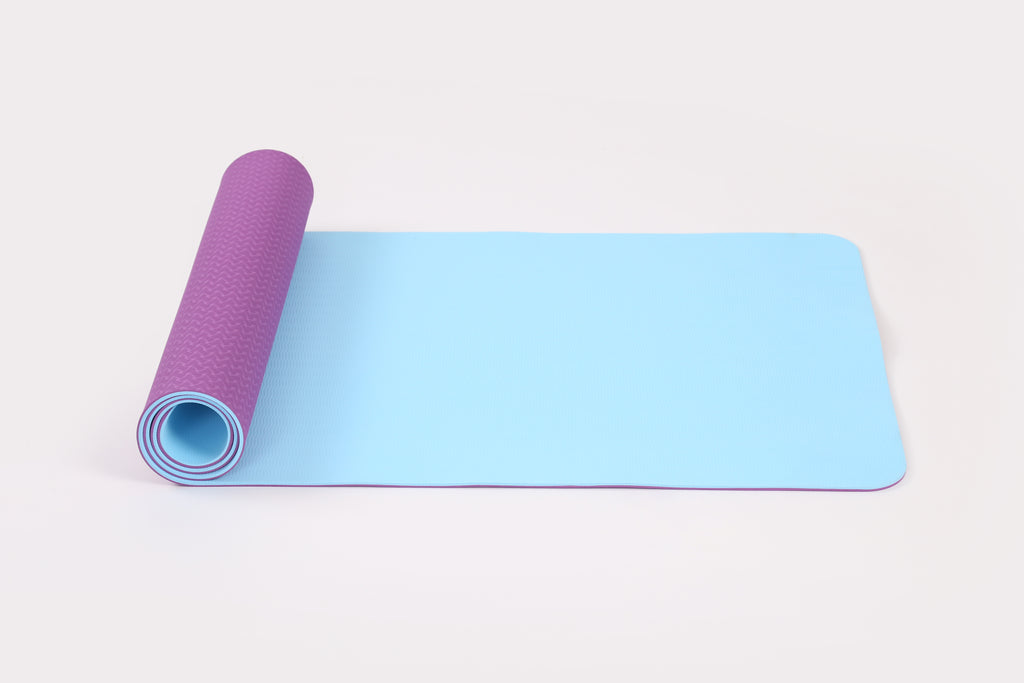Buy HealthSense YM 601 6x2ft TPE Pink & Blue Yoga Mat for Women & Men with  Carry Rope, YS-TPE-YM601-P&B Online At Price ₹2081
