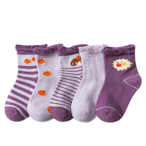 Big girl's cosy cotton socks